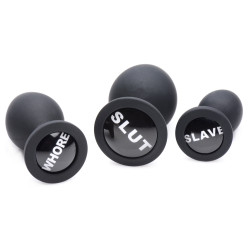 Master Series Kit de 3 plugs Dirty Words